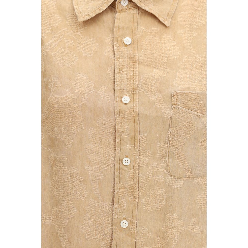 Orange Viscose Shirt