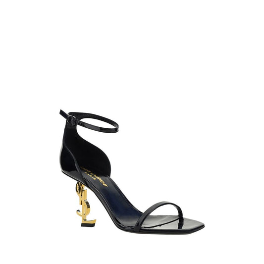 Black Calf Leather Bos Taurus Platform Sandals