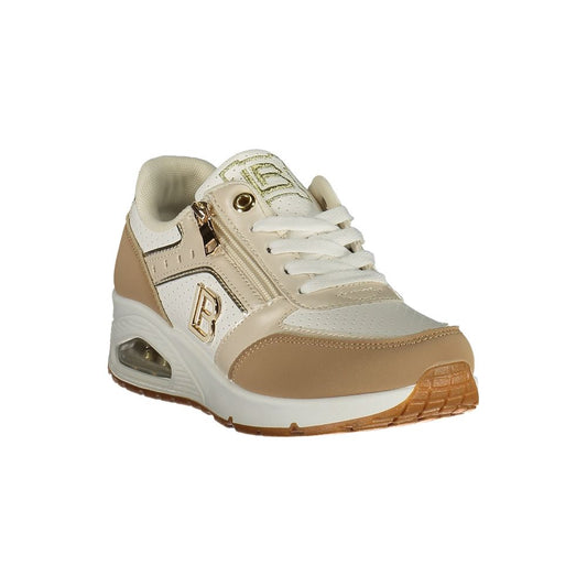 Bianco Polyurethane Women Sneaker