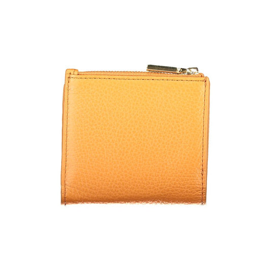Arancione Pelle Womens Wallet