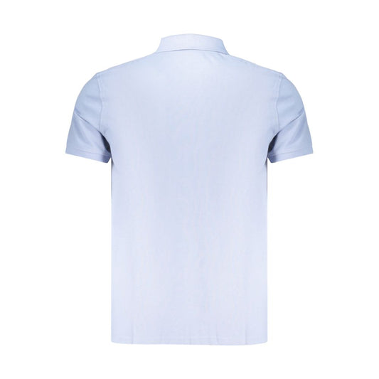 Azzurro Cotton Men Polo Shirt