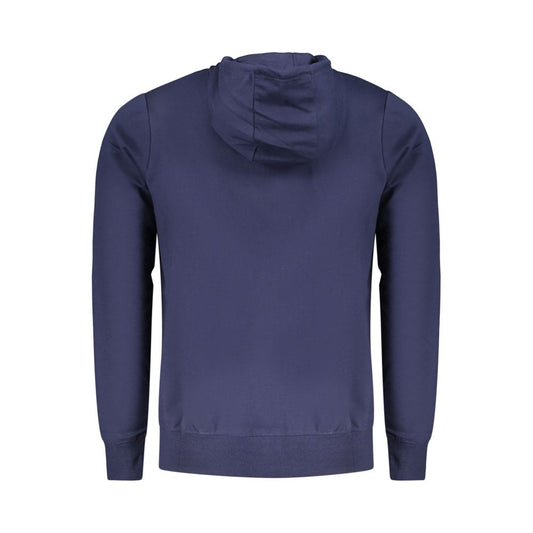 Blue Cotton Men's Hoodie