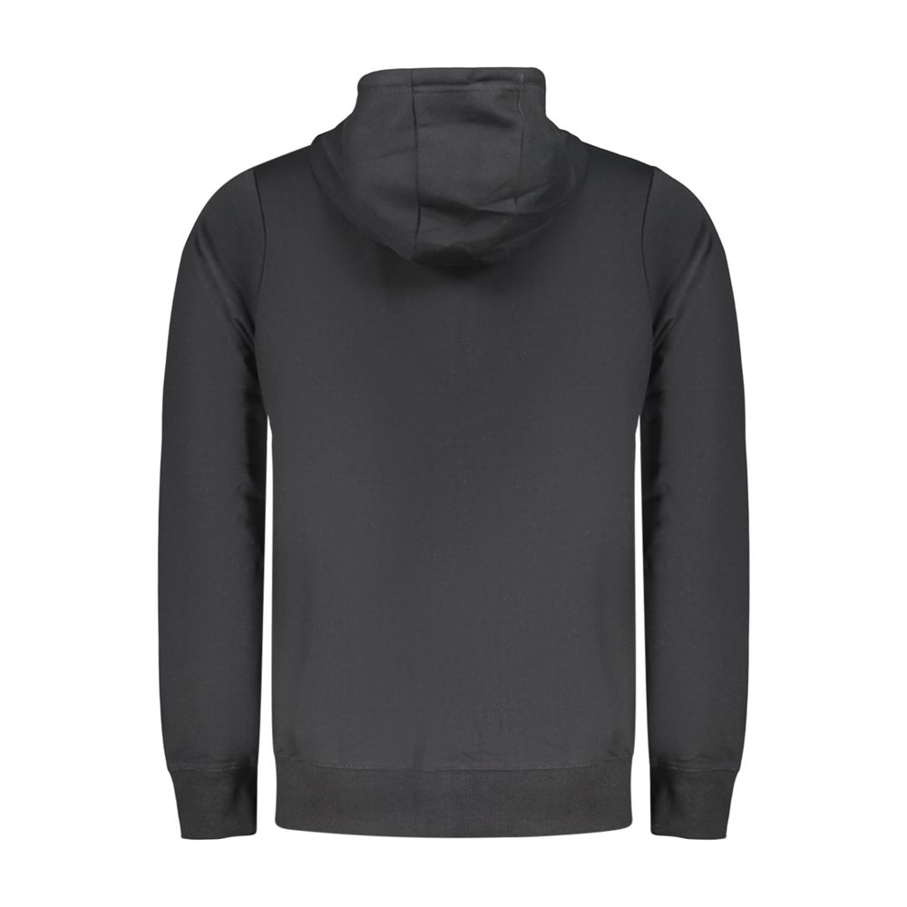 Black Cotton Men's Sweatshirt