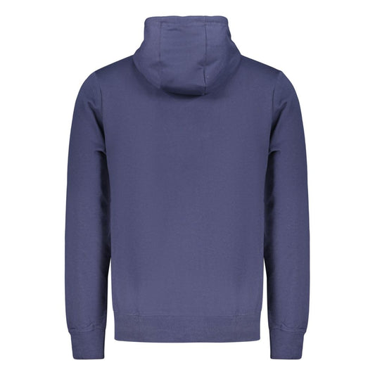 Blue Cotton Men's Hoodie