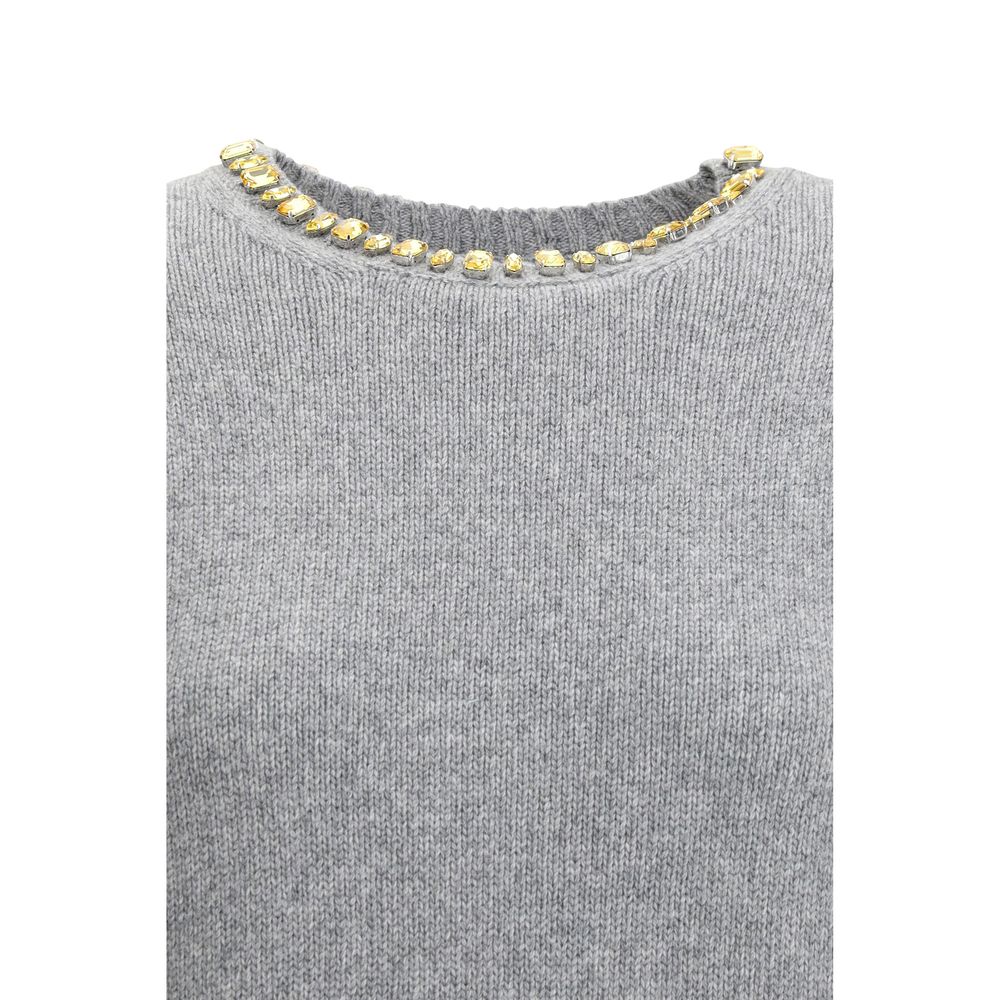 Gray Cashmere Sweater