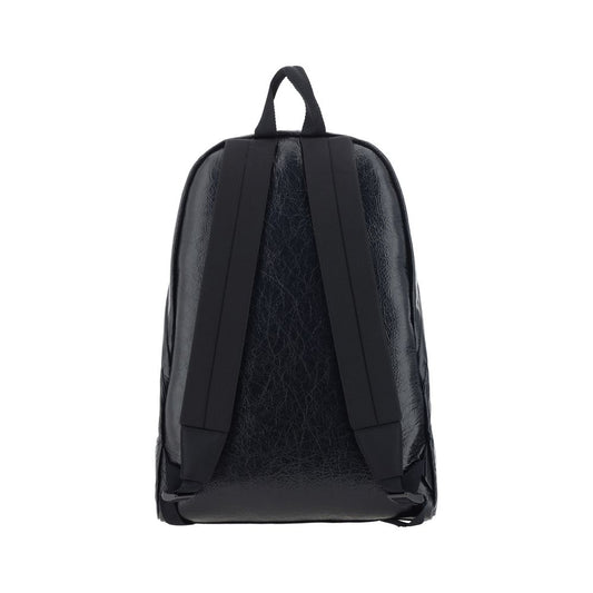 Black Calf Leather Bos Taurus Backpack