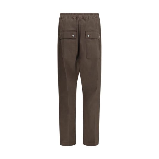 Brown Cotton Cargo Pants