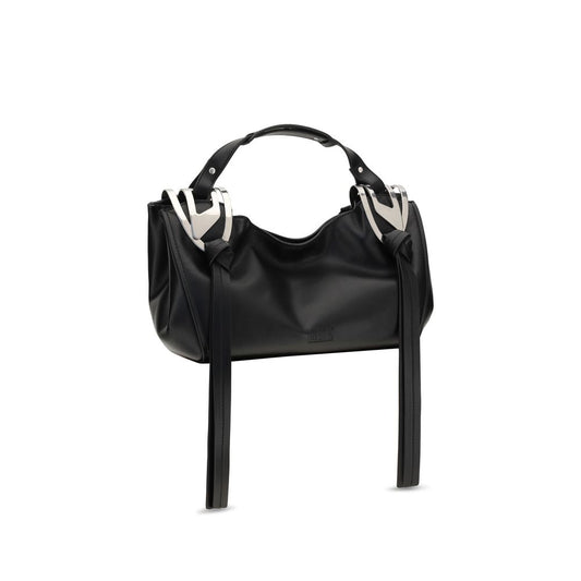 Black Calf Leather Bos Taurus Handbag