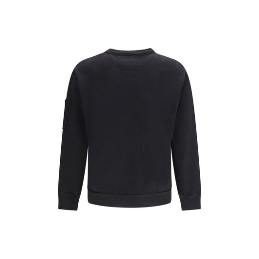 Black Cotton Sweatshirt