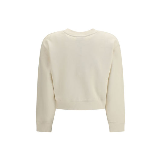Beige Cotton Sweatshirt
