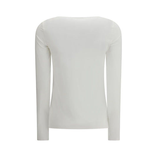 White Modal Long Sleeve T-Shirt