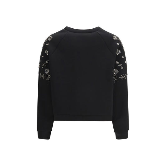 Black Polyester Sweatshirt