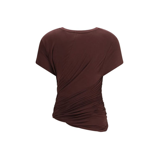 Brown Cotton T-Shirt