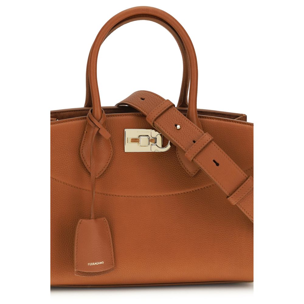 Brown Calf Leather Bos Taurus Shoulder Bag