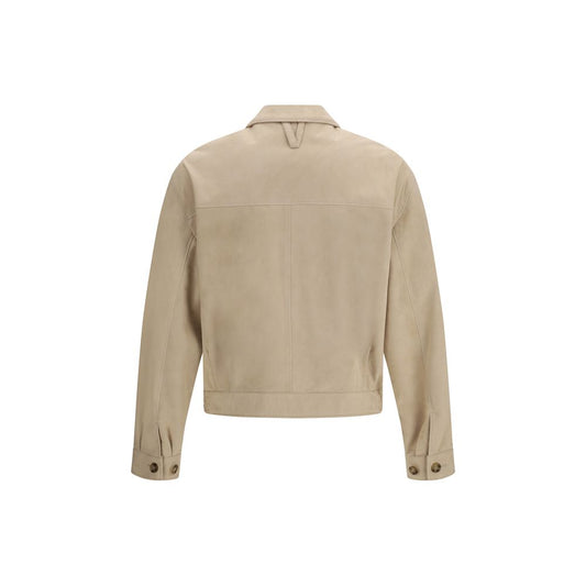 Beige Lamb Ovis Aries Aries Bomber