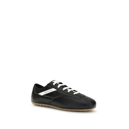Black Calf Leather Bos Taurus Low Top Sneakers
