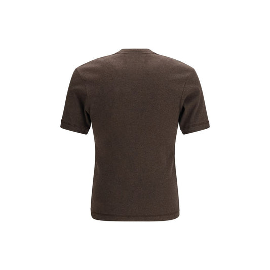 Brown Cotton T-Shirt