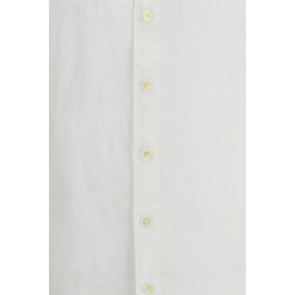 White Linen Dress Shirt
