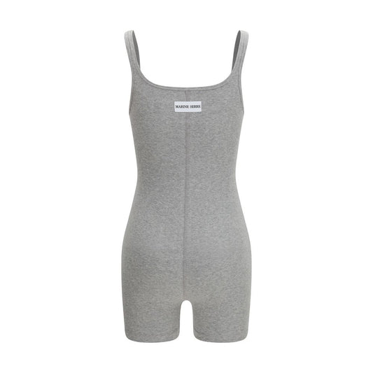 Gray Cotton Jumpsuit
