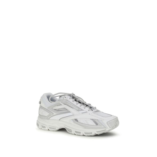 White Polyethylene Athletic Sneakers