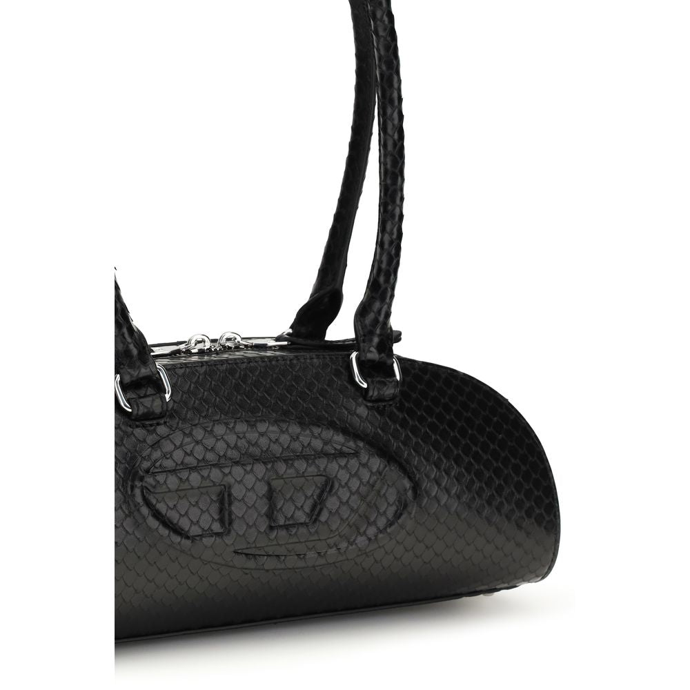 Black Calf Leather Bos Taurus Shoulder Bag