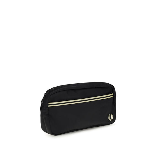 Black Recycled Polyamide Shoulder Bag