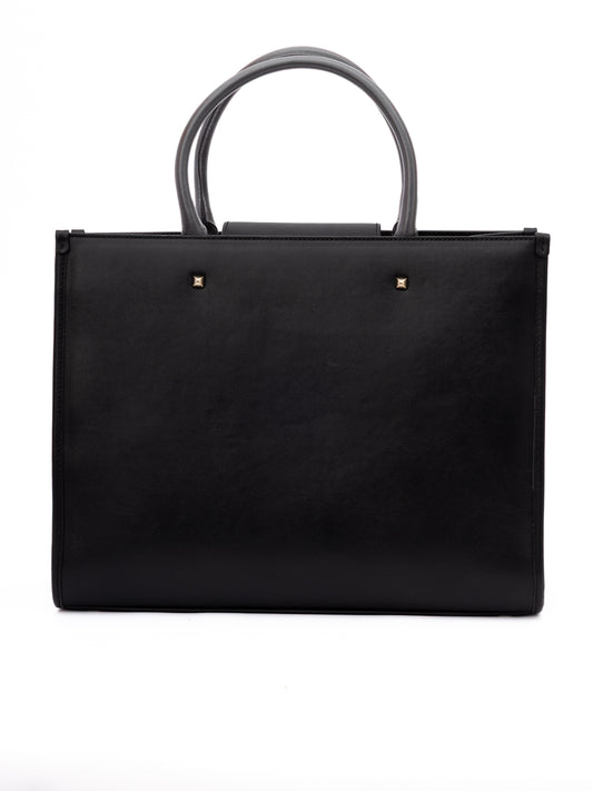 Black Avenue S Tote Leather Handbag