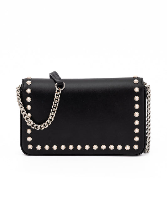 Black Leather Crossbody Bag