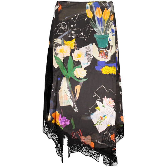 Nero Poliammide Women Skirt