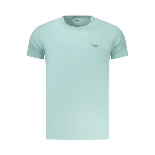 Azzurro Cotton Men T-Shirt