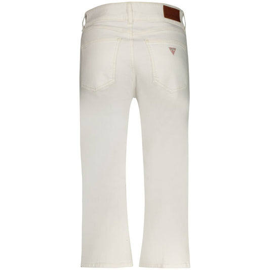 Bianco Cotton Women Capri