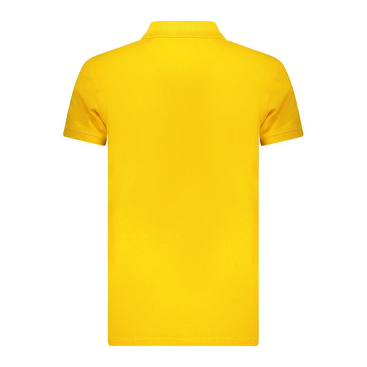 Yellow Cotton Mens Polo Shirt