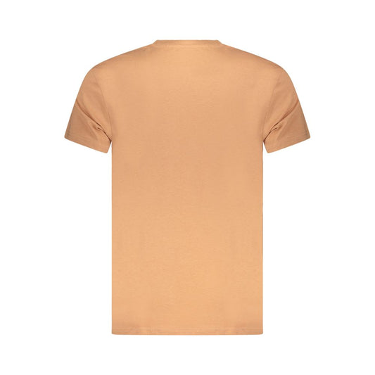 Marrone Cotton Men T-Shirt