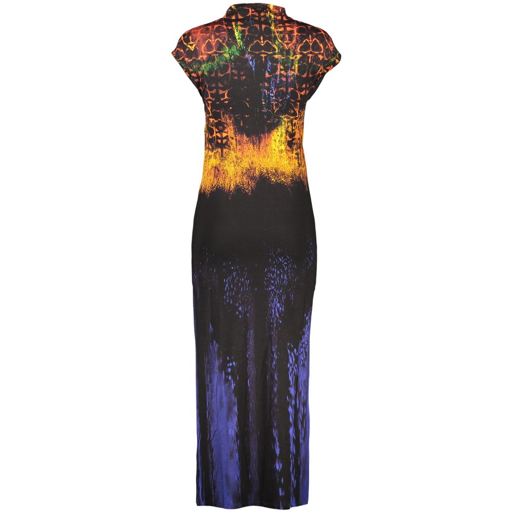 Black Viscosa Women Dress