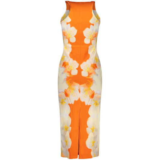Arancione Viscosa Women Dress