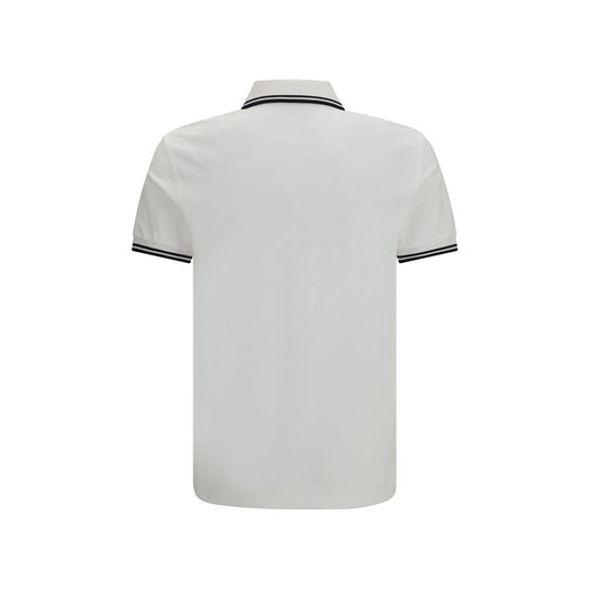 White Cotton Polo Shirt