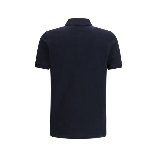Blue Cotton Polo Shirt