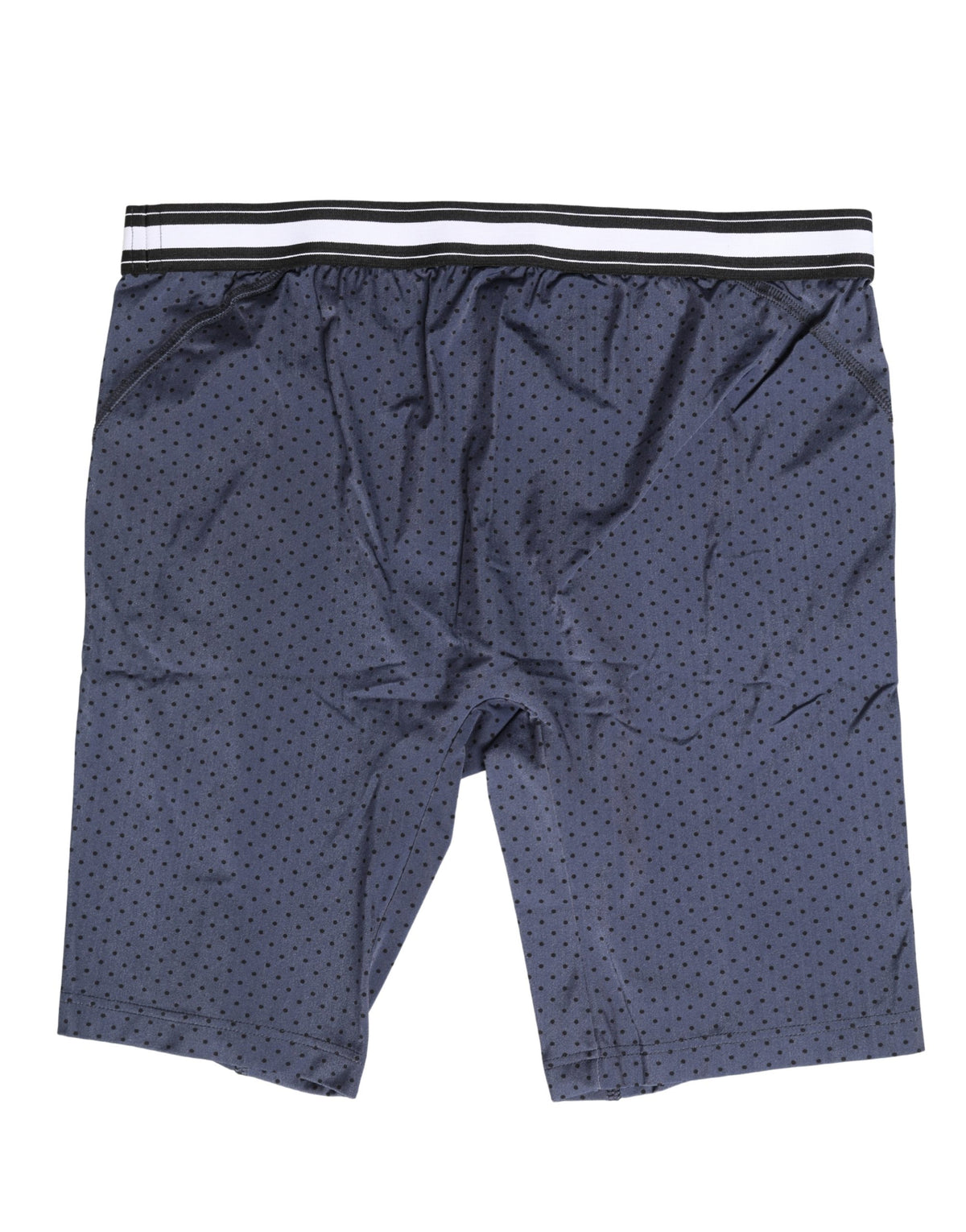 Dark Blue Polka Dots Men Bike Shorts Underwear