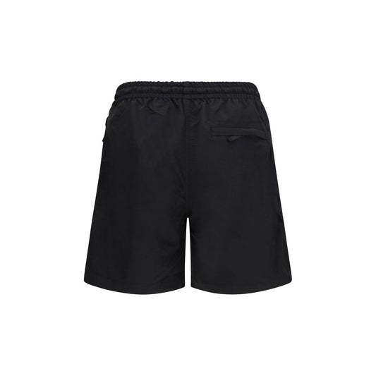 Black Nylon Bermuda Shorts