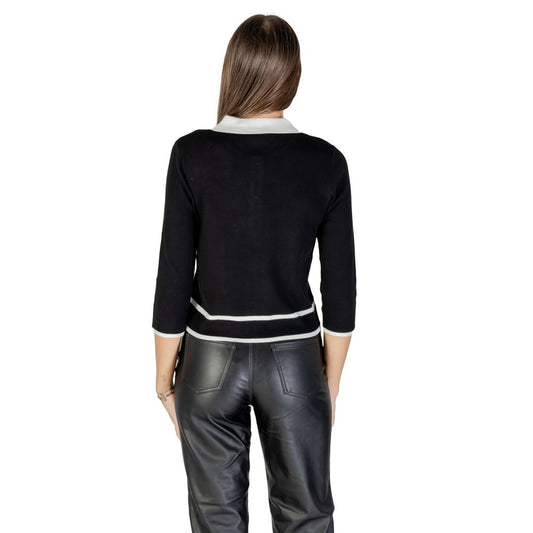 Black And White Viscose Sweatshirt