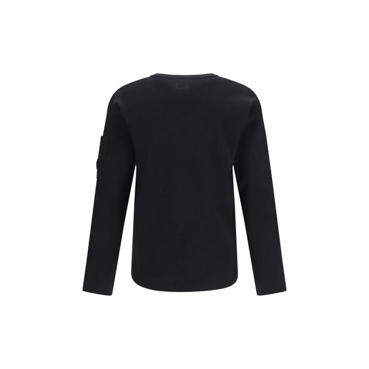 Black Cotton Sweatshirt