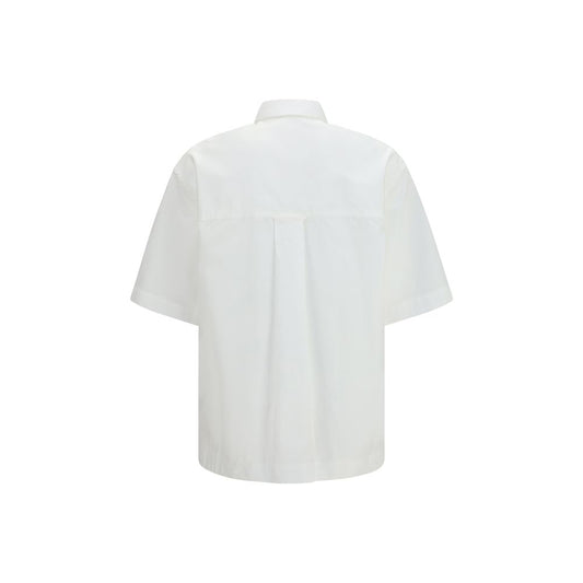 White Cotton Shortsleeve Shirt