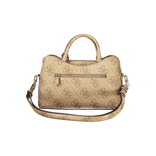 Black Polyurethane Women Handbag