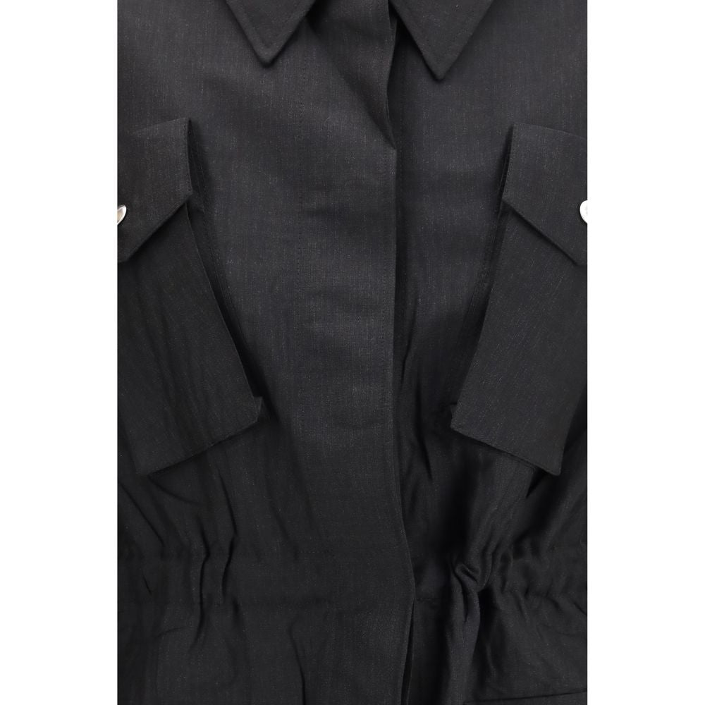 Black Mohair Coat