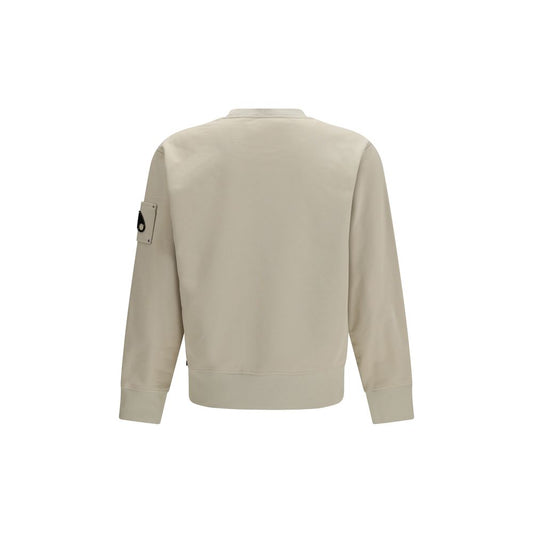 Beige Cotton Sweatshirt