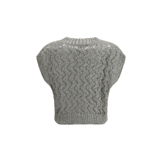 Bicolor Silk Sweatshirt