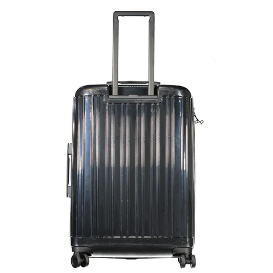 Black Polycarbonate Men's Travel Bag