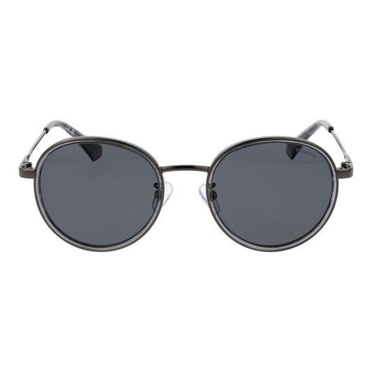 Gray Stainless Steel Sunglasses