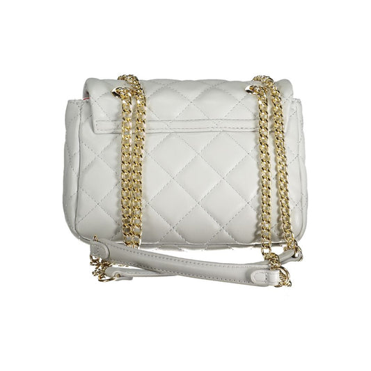 Grey Polyurethane Women's Bag