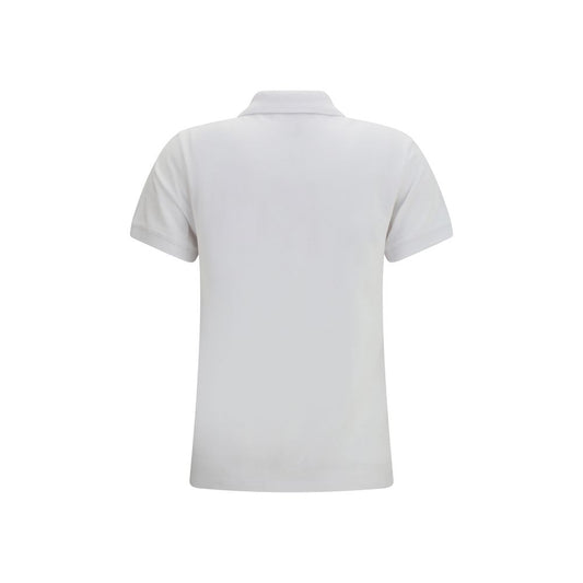 White Cotton Polo Shirt